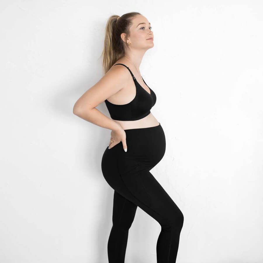 Bub's Maternity Leggings  Full Length + Pockets – babybub